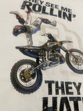 " Rollin haters" // t-shirt oversize