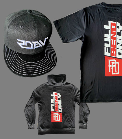 Pack "Full SEND only"      (casquette, t-shirt, pull)